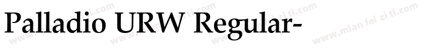 Palladio URW Regular字体转换